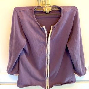 Lavender cardigan